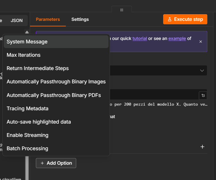 Open Options and add a System Message.