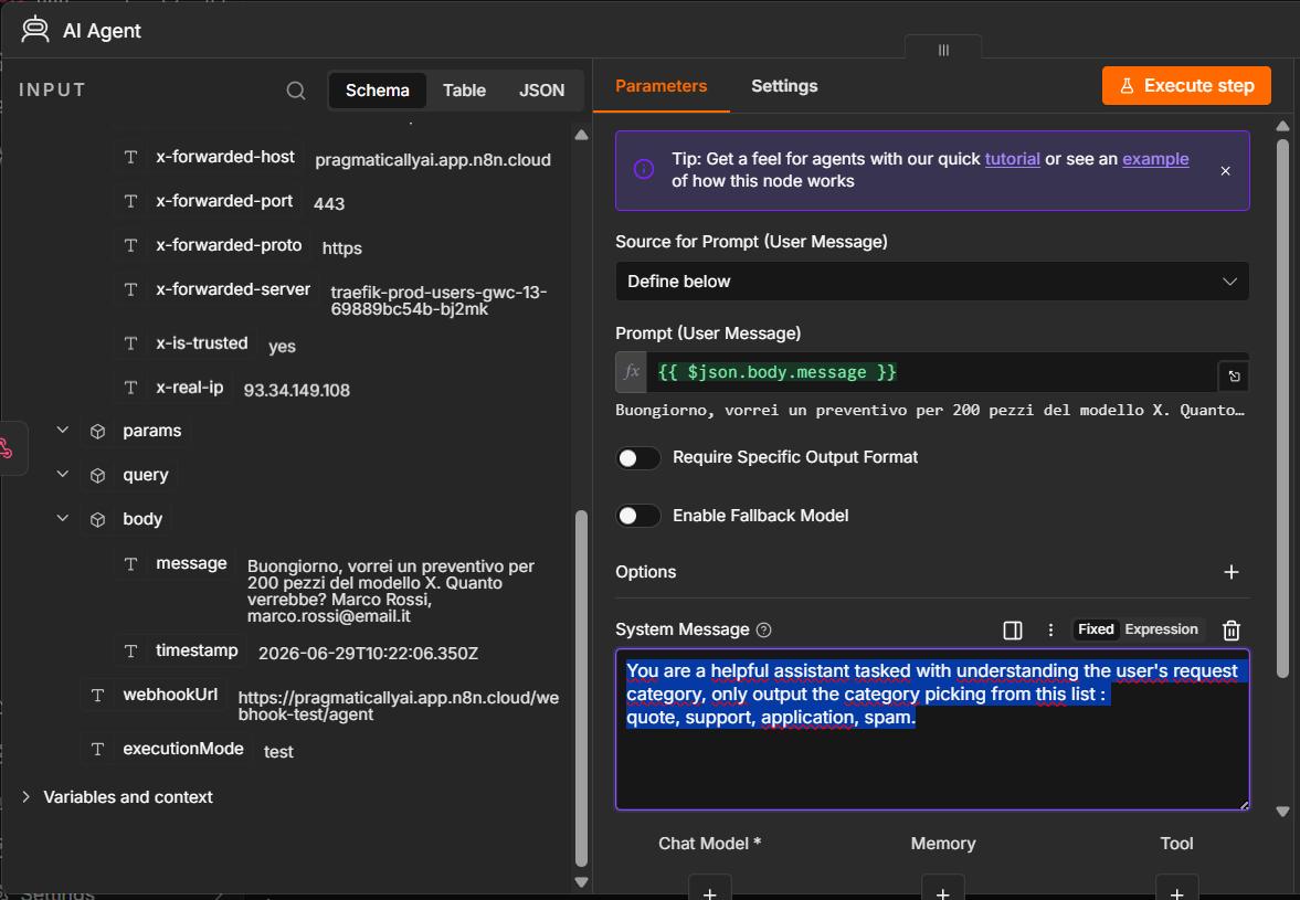 Paste the system prompt: output only one category from the closed list.